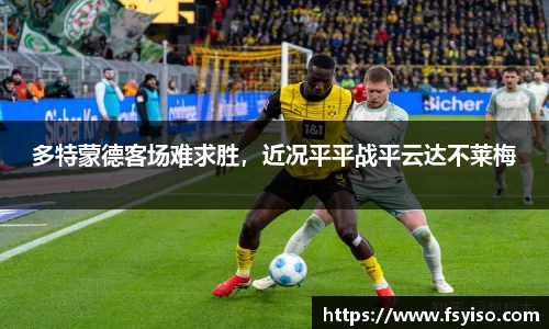 多特蒙德客场难求胜，近况平平战平云达不莱梅